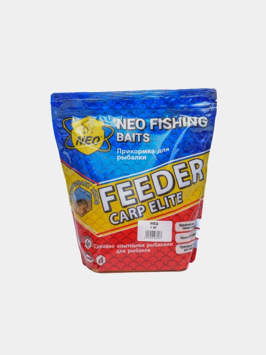 Прикормка сухая для рыбалки Feeder Carp Elite, NEO Fisjing Baits, 1 кг