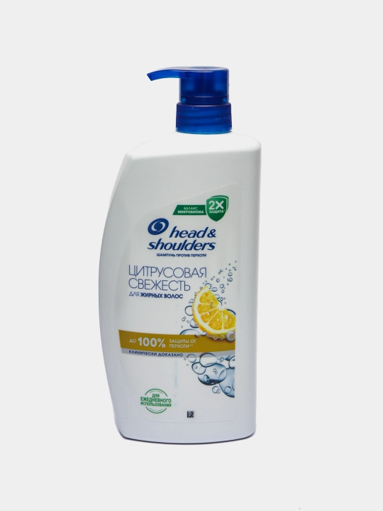 Head&Shoulders Шампунь от перхоти Цитрусовая свежесть для жирных волос, 1 л