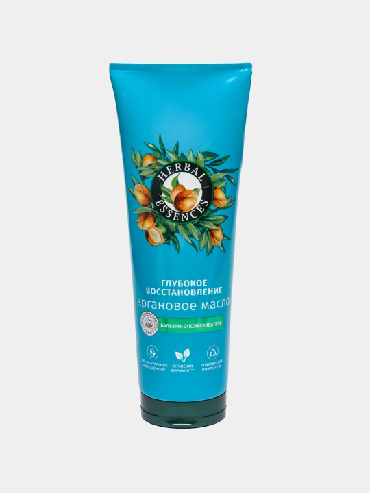 Бальзам Herbal Essences, Аргановое масло, для поврежденных волос, глубокое восстановление, 250 мл