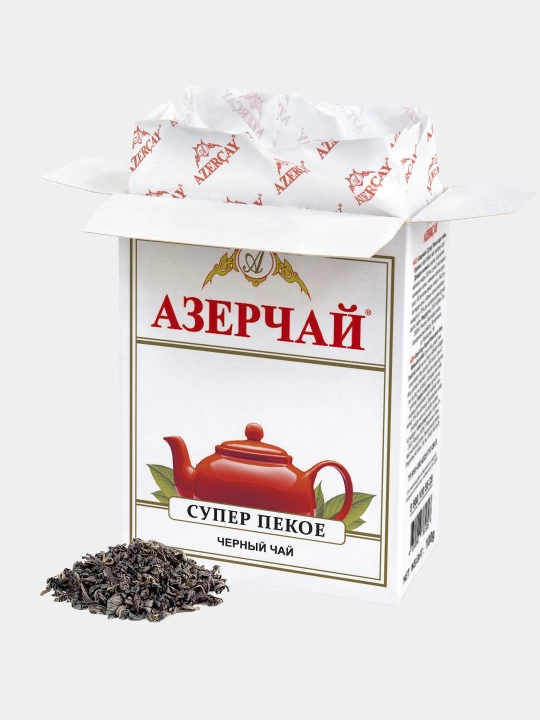 Черный чай Азерчай Супер Пекое, 100 г