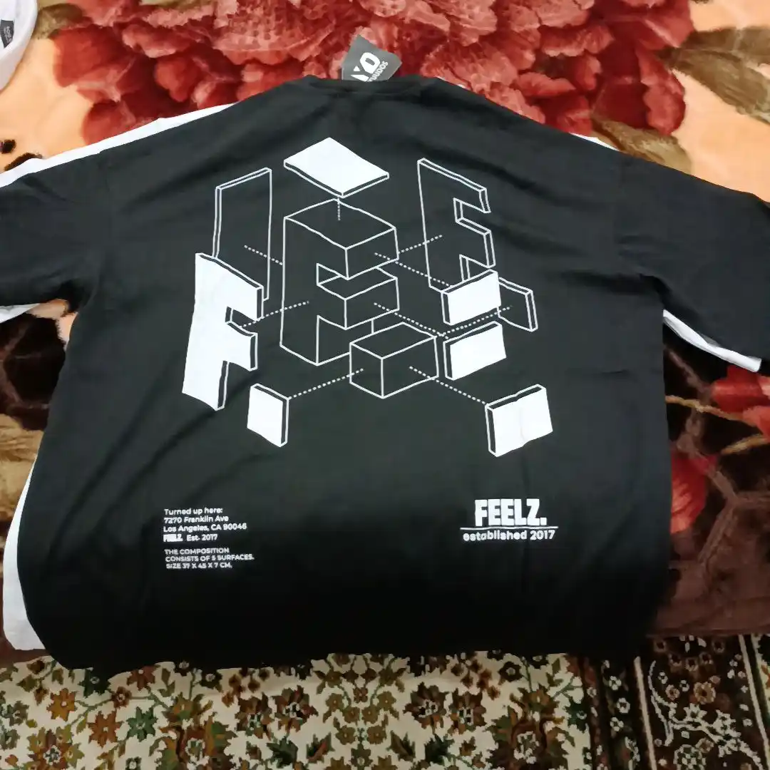 Oversize futbolka ayollar va erkaklar uchun / paxta / print YUUDOS