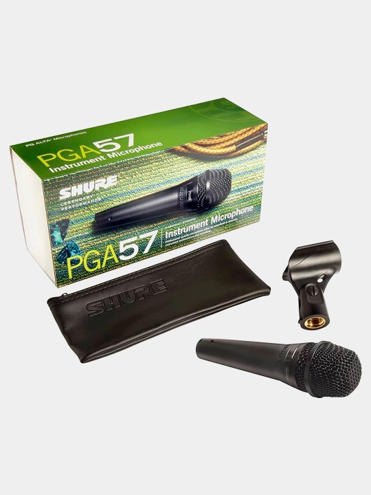 Микрофон инструментальный SHURE PGA57-XLR профессиональный