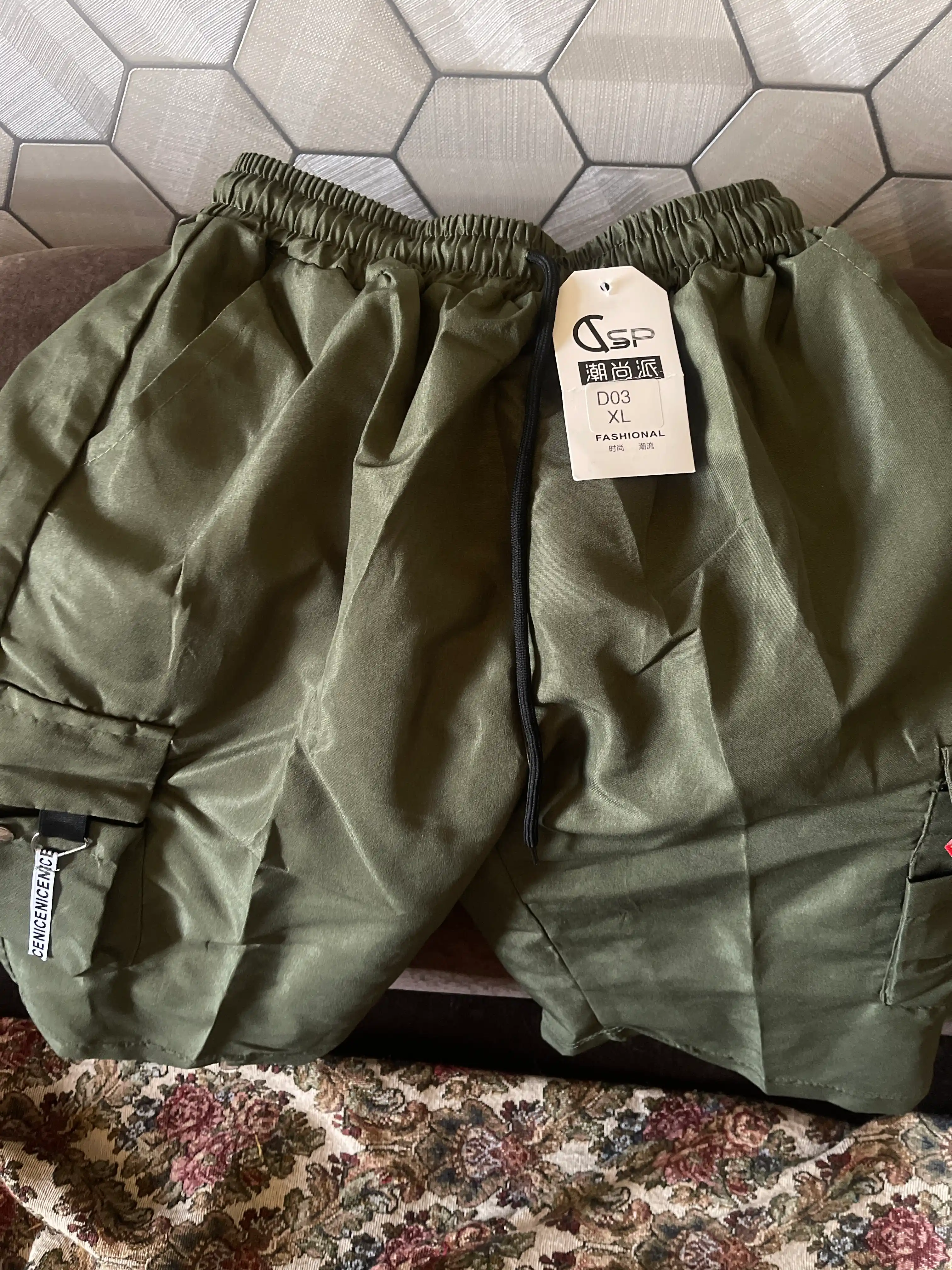 Kargo erkaklar sport shortigi