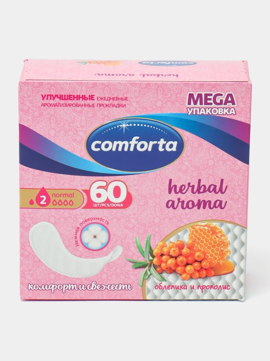 Kundalik prokladkalar Comforta chakanda, 60 dona