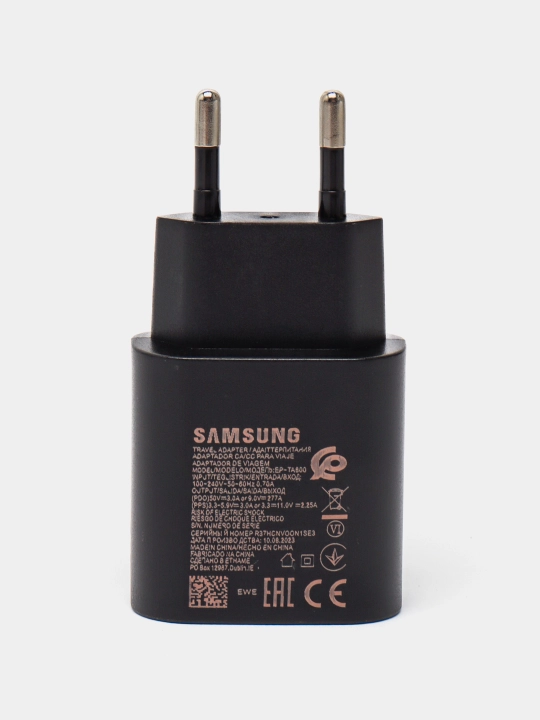 Адаптер для Samsung, зарядное устройство 25 Вт PD Fast Charger с кабелем Type-C 5A
