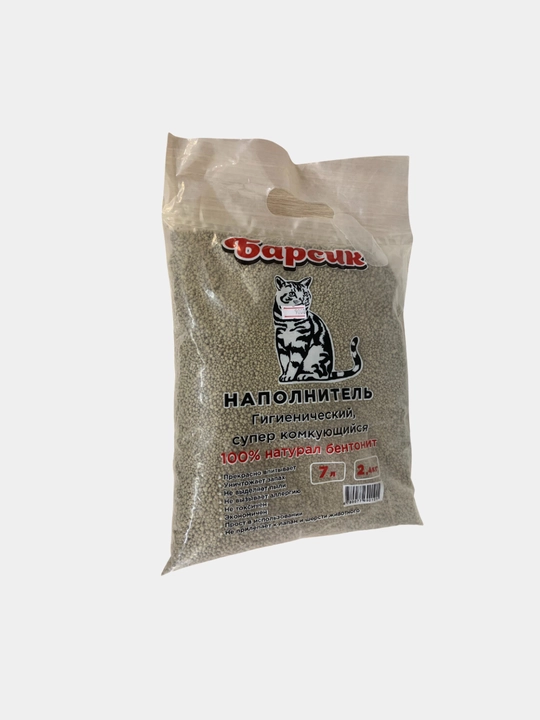 "Barsik" gigienik plomba moddasi to'planadigan natural bentonit, 10x2,4 kg, 7 litr - 