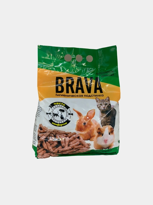 To'ldiruvchi "Brava" gigienik, to'plangan, tabiiy bentonit, 10x2 kg