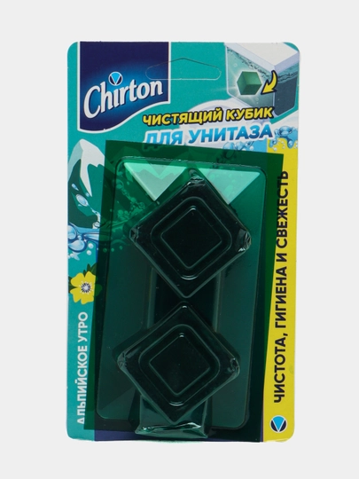 Чистящие кубики для унитаза Chitron "Альпийское утро", для туалета, 2 * 50 г