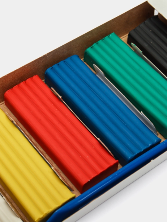 Bolalar uchun klassik plastilin to'plami "Я - Художник!", 6 rangdan iborat