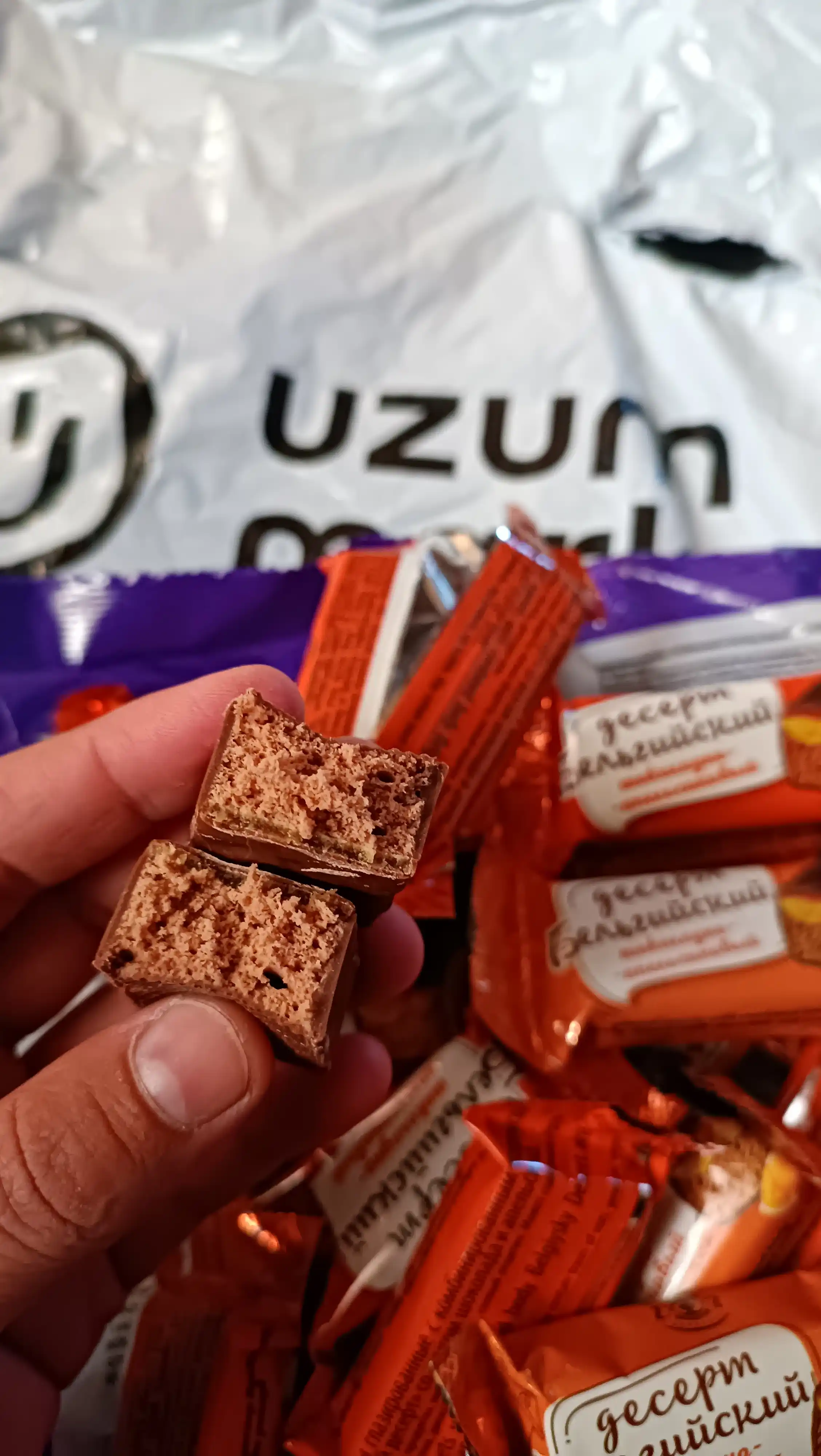 Nevskiy - Бельгийский десерт shokolad-apelsin ta'mli konfetlar, 500 g