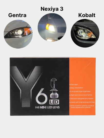 Светодиодные фонари с линзами для авто, LED лампы — MAGICAR-LED-ОРАНЖ