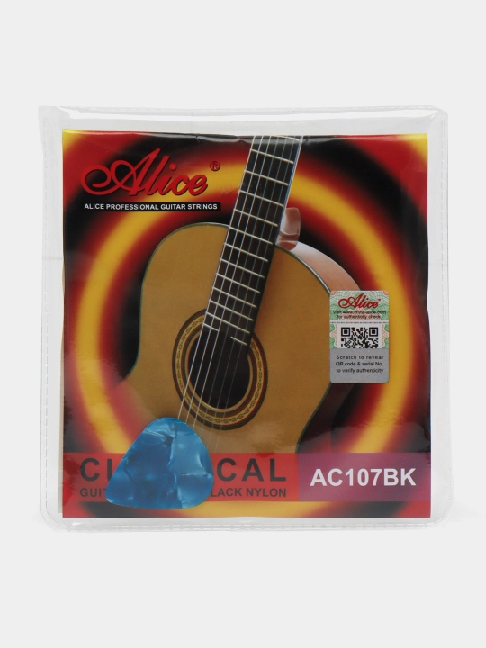 Klassik gitara uchun Alice torlari + mediator