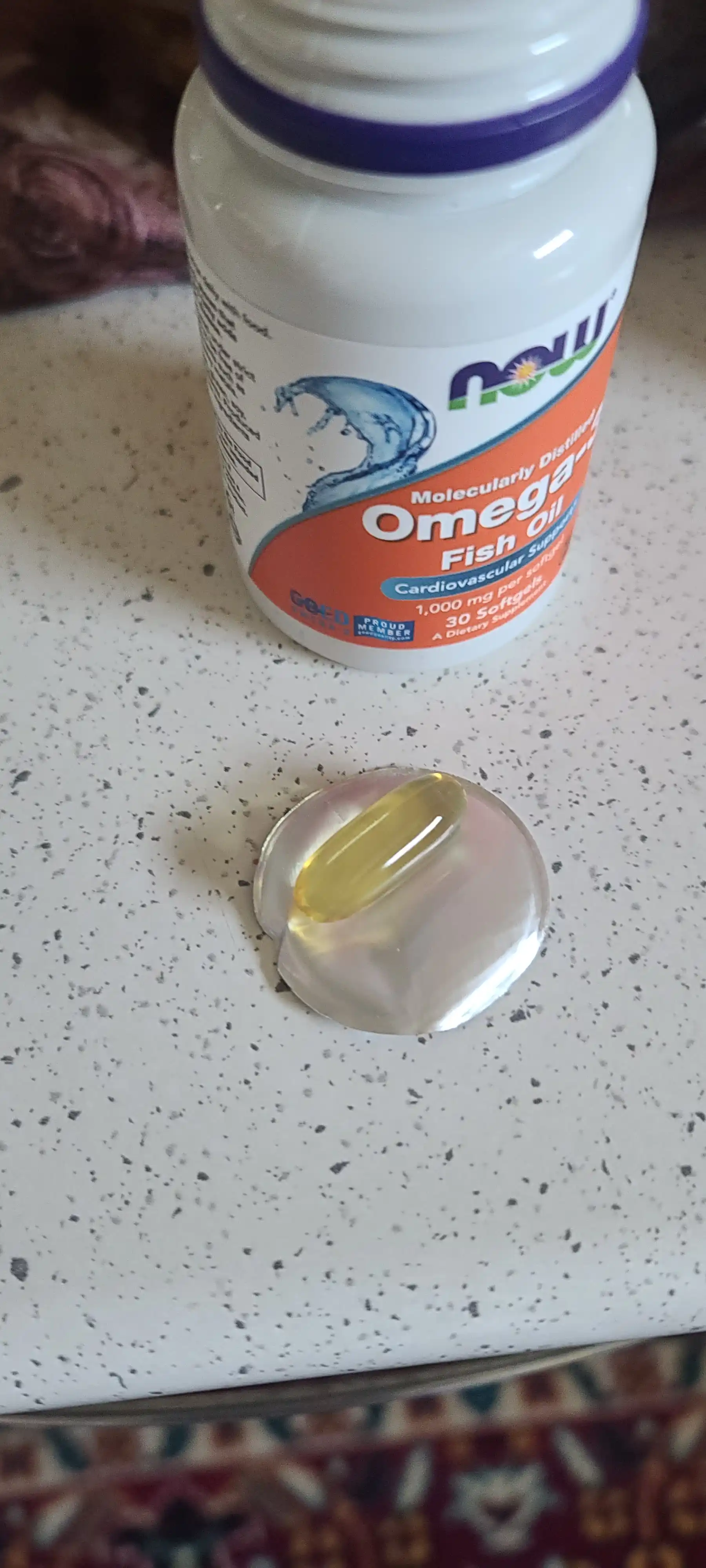 Baliq yog'i NOW Foods, Omega 3, Fish Oil, 1000 mg, 30 kapsula