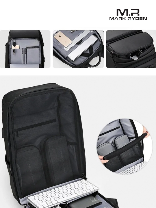 Рюкзак мужской Mark Ryden MR7080D для 17,3"-18" ноутбука, в командировку