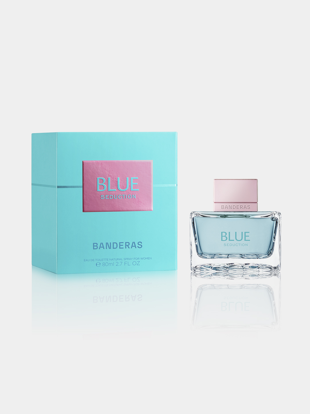 Xushbo'ylangan suv Antonio Banderas Blue Seduction for women, 80 ml