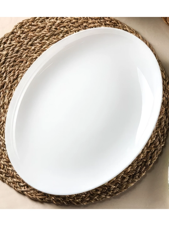 Oval idish, oq lyagan Luminarc, 33 * 25 sm