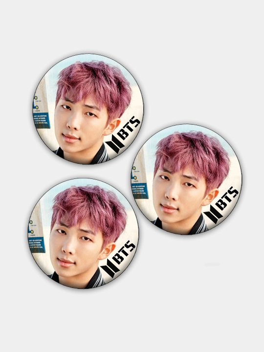 Shtamplangan belgilar BTS guruhining solistlari, 58 mm