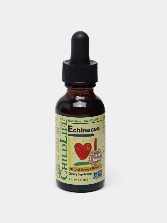 Эхинацея для детей, ChildLife Echinacea, иммунитет, вкус апельсина, 30 мл