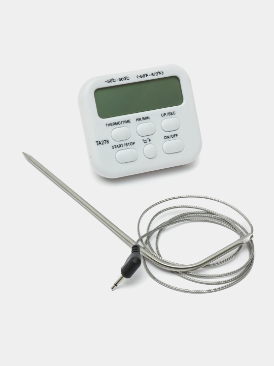 Termometri go'shtni pishirish uchun, elektron oshxona - 