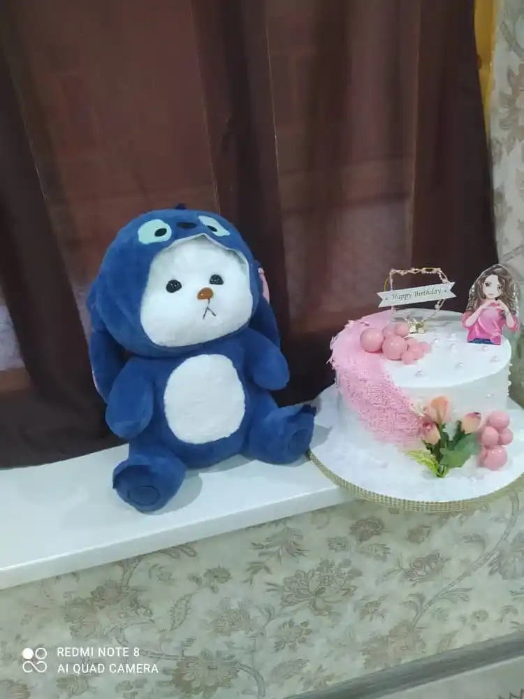 Мишка в капюшоне, мягкая игрушка