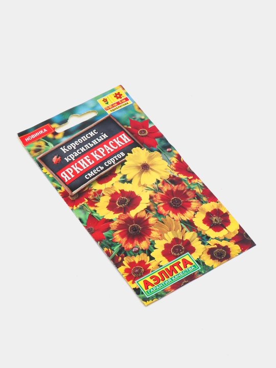 Gul urug'lari "Koreopsis bo'yoqlari" Nav: yorqin ranglar, navlar aralashmasi