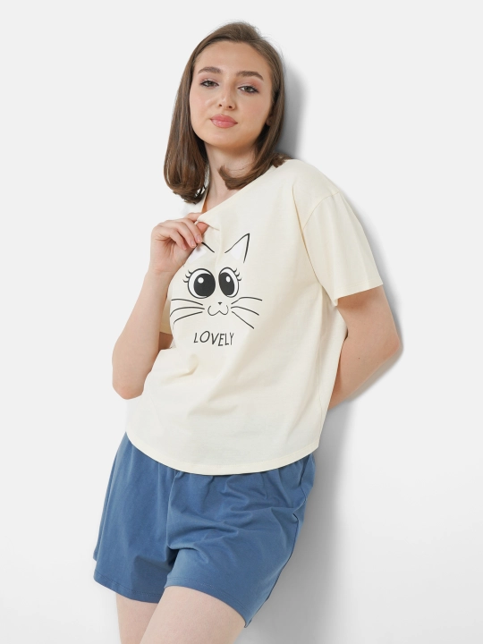 Ayollar pijama to'plami Lovely Wolfur