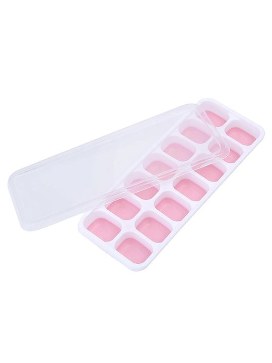 Silikon va plastmassadan tayyorlangan muz  uchun qolip, muz tayyorlash uchun idish