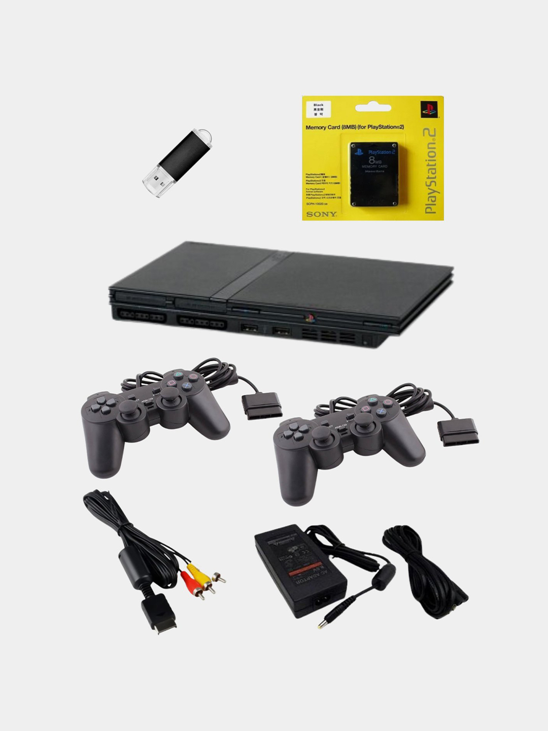 Игровая консоль Sony Playstation 2 Slim купить по низким ценам в  интернет-магазине Uzum (1061287)