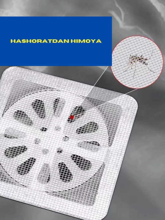 Kanalizatsiyani ortiqcha qoldiqlardan himoya qiluvchi to'r