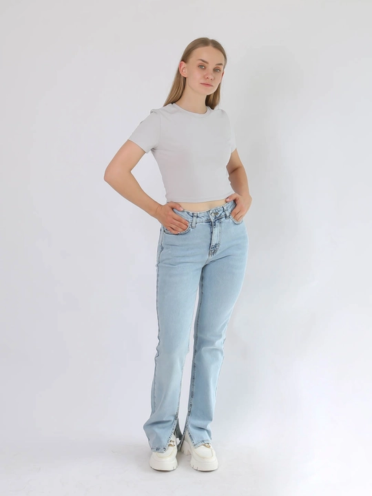 Ayollar futbolka Slim Fit trikotajdan