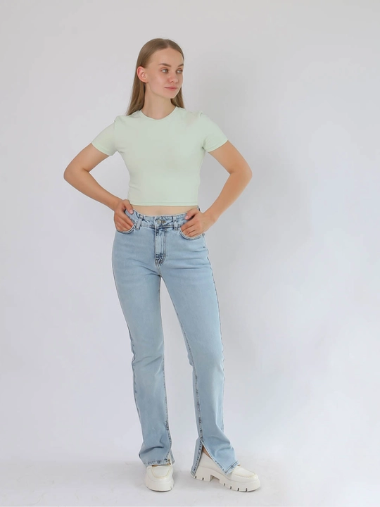 Ayollar futbolka Slim Fit trikotajdan