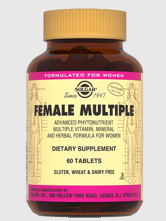 Solgar multivitaminli va mineral kompleks ayollar uchun, 60 dona, BFQ