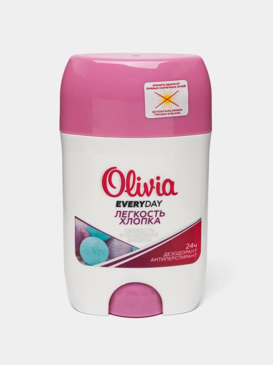 Ayollar uchun antiperspirant dezodorant tayoq Olivia Everyday Tabiatning kuchi, 50 g