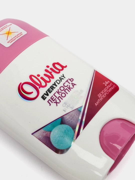 Ayollar uchun antiperspirant dezodorant tayoq Olivia Everyday Tabiatning kuchi, 50 g