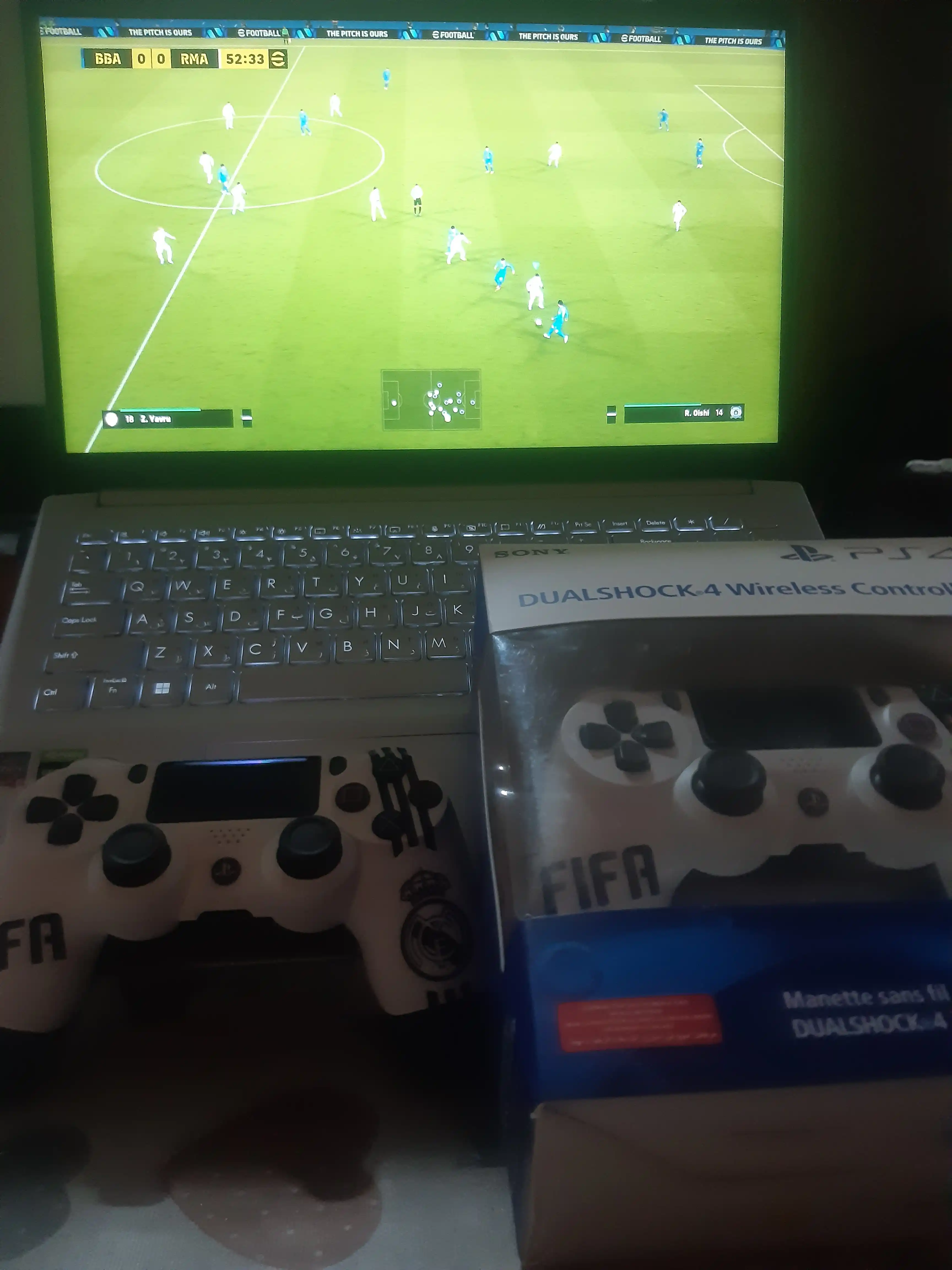 Joystik PS4, Bluetooth, simsiz geympad komyuter va smartfonlar uchun kontroller
