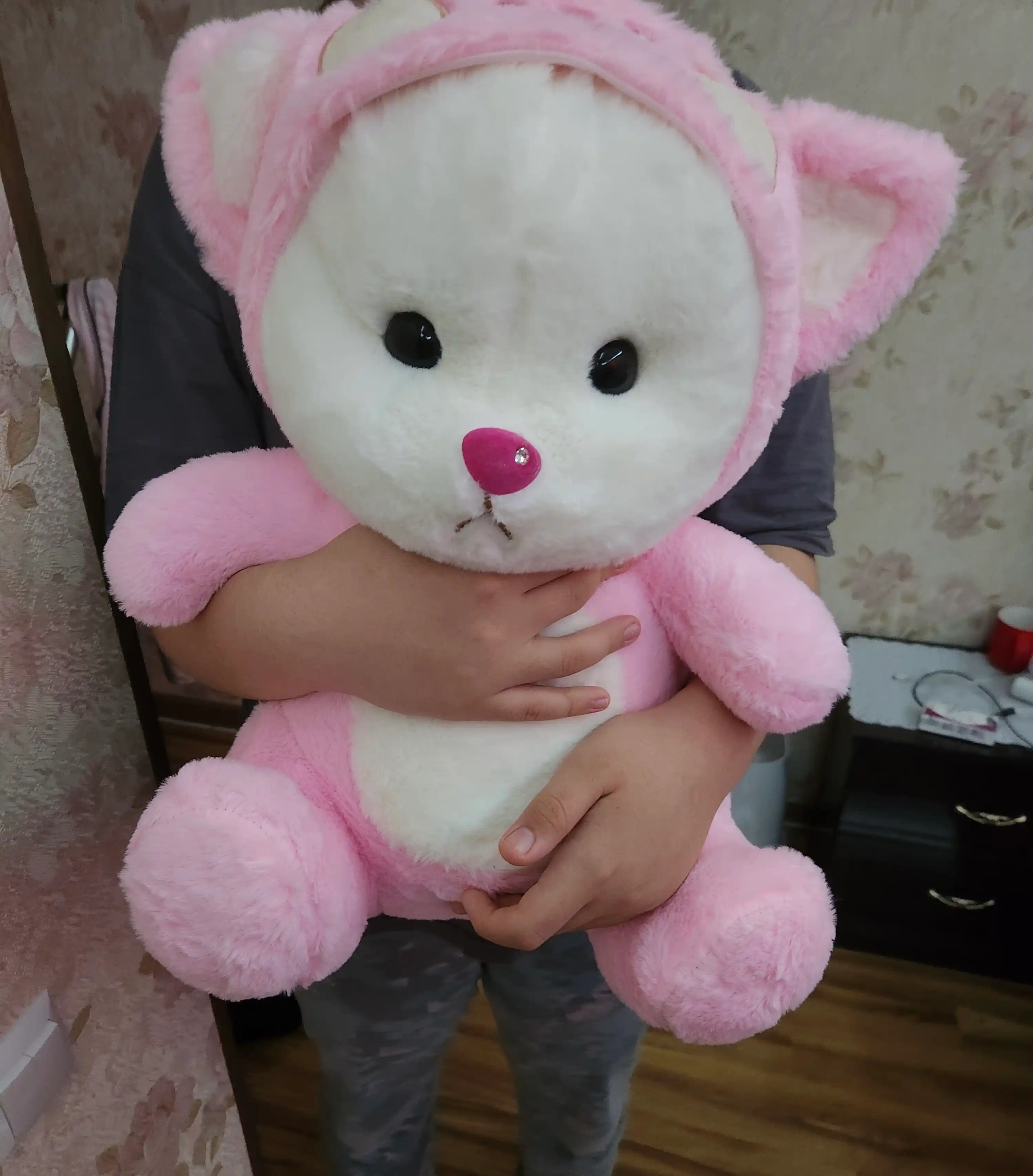 Мягкие игрушки Стич в капюшоне для детей, мальчиков и девочек. Плюшевая игрушка