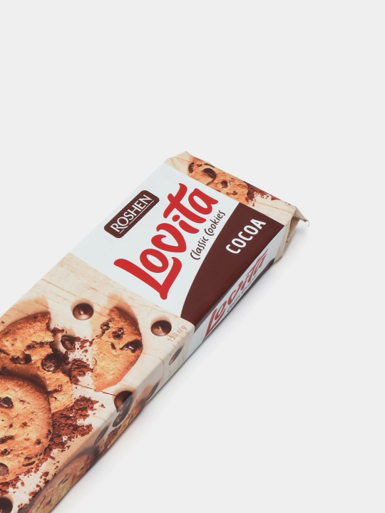 Pechenye Lovita Classic Cookies, glazurli bo'laklar, 150 g