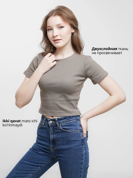 Ayollar uchun top, topik, krop top, futbolka S-M-L