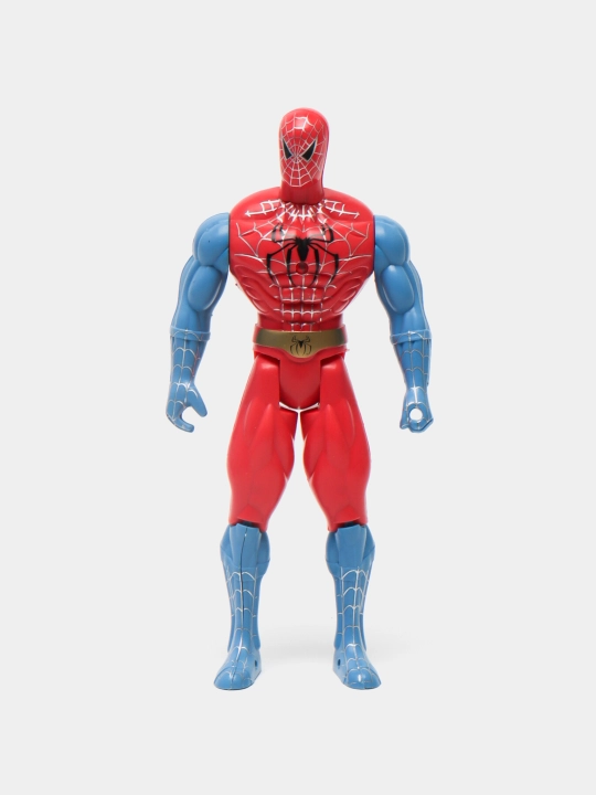 Marvel superqahramoni SpiderMan seti - niqob, qo‘l blasteri, fishkalar, 4 ta