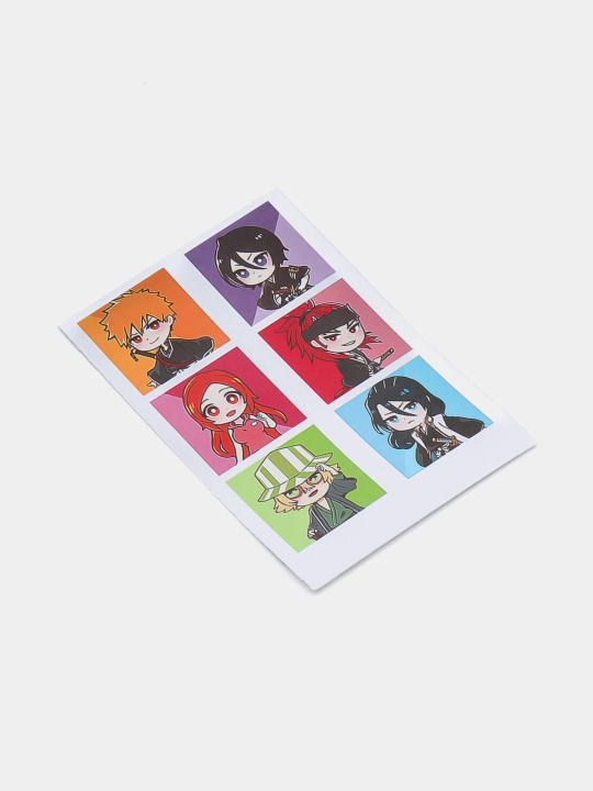 Наклейки Bleach, Jujutsu Kaisen, Naruto, Demon Slayer anime, 12 шт