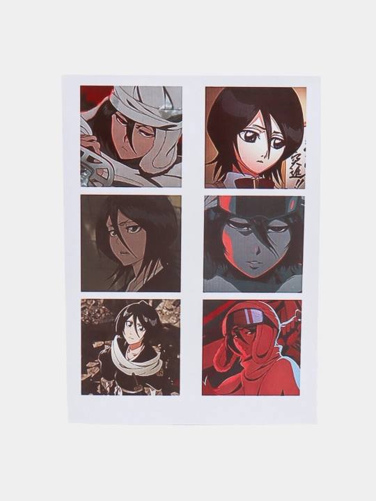 Наклейки Bleach, Jujutsu Kaisen, Naruto, Demon Slayer anime, 12 шт