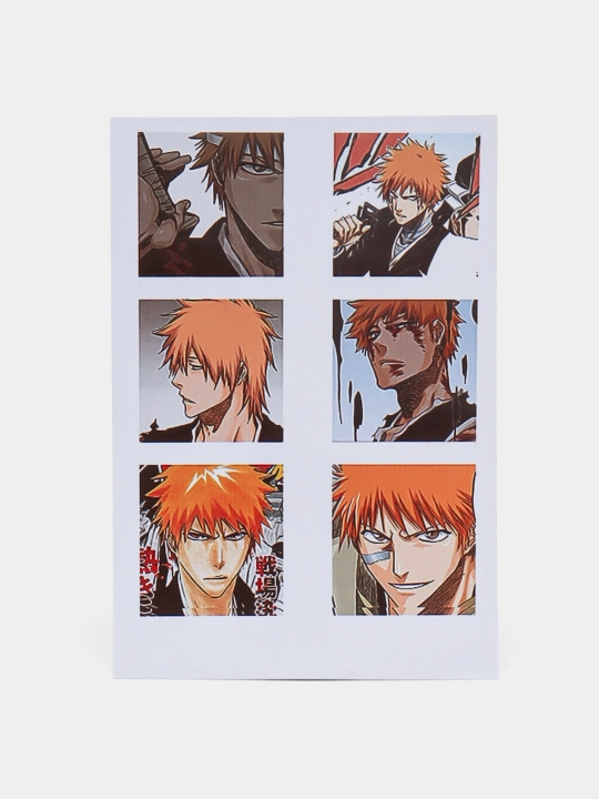 Наклейки Bleach, Jujutsu Kaisen, Naruto, Demon Slayer anime, 12 шт