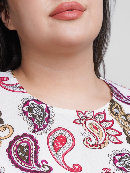 Ayollar kostyumi, oversize, tunika va shim, o‘lchami 46-52