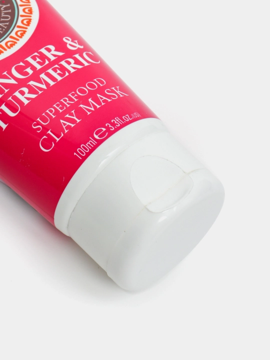 Yuz uchun Beauty Formulas gilli niqobi zanjabil va zarchava bilan, 100 ml