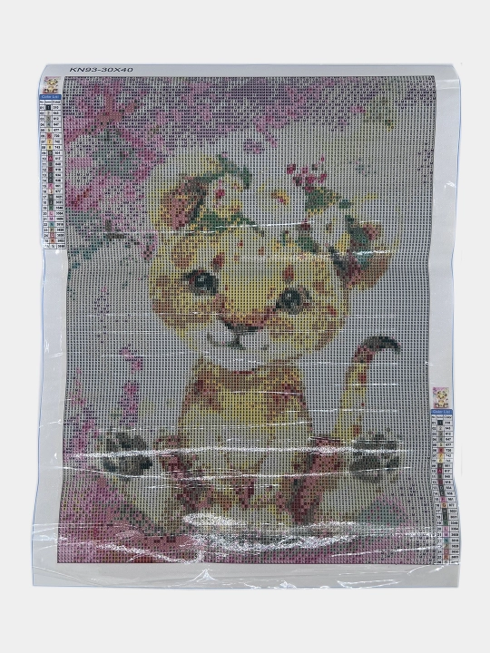 Алмазная мозаика "животные, котики, кошки, собаки, фламинго, кот, тигры, попугаи, лисицы"