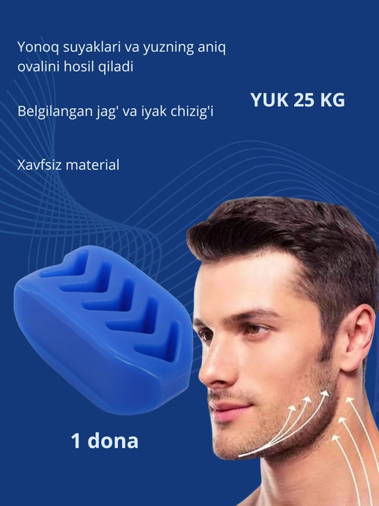 Espander yonoq va bo'yin uchun, jag' va yuz uchun trenajor
