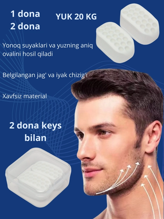 Espander yonoq va bo'yin uchun, jag' va yuz uchun trenajor