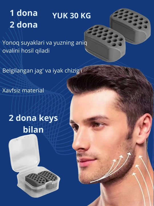 Espander yonoq va bo'yin uchun, jag' va yuz uchun trenajor