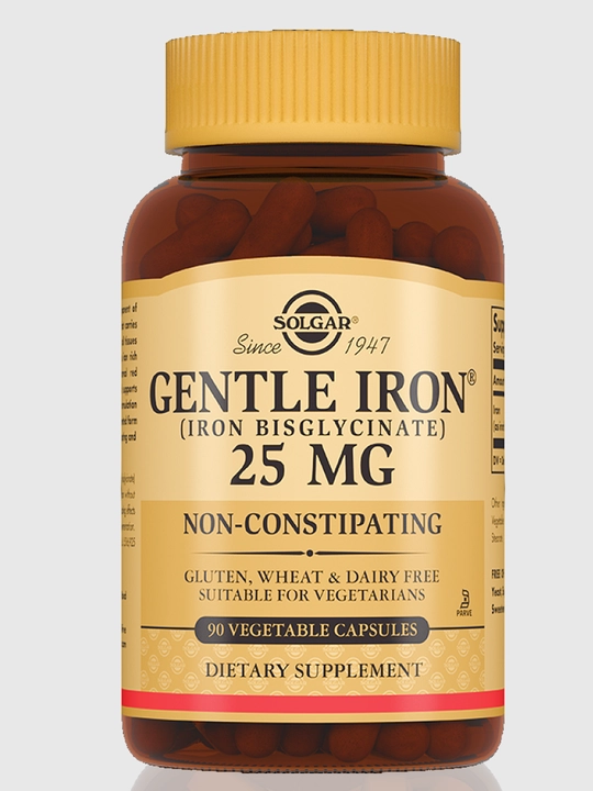 Solgar Gentle Iron, kapsulalar 90 dona, BAD