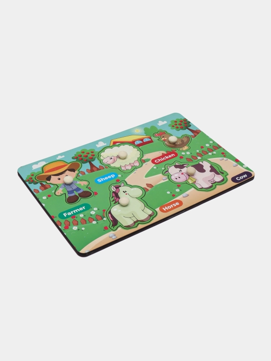 Развивающая игрушка в стиле Монтессори, вкладиш сортер